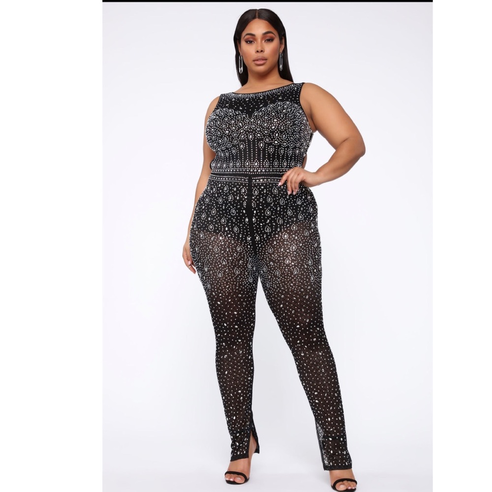 EMBELLISHED JUMPSUIT